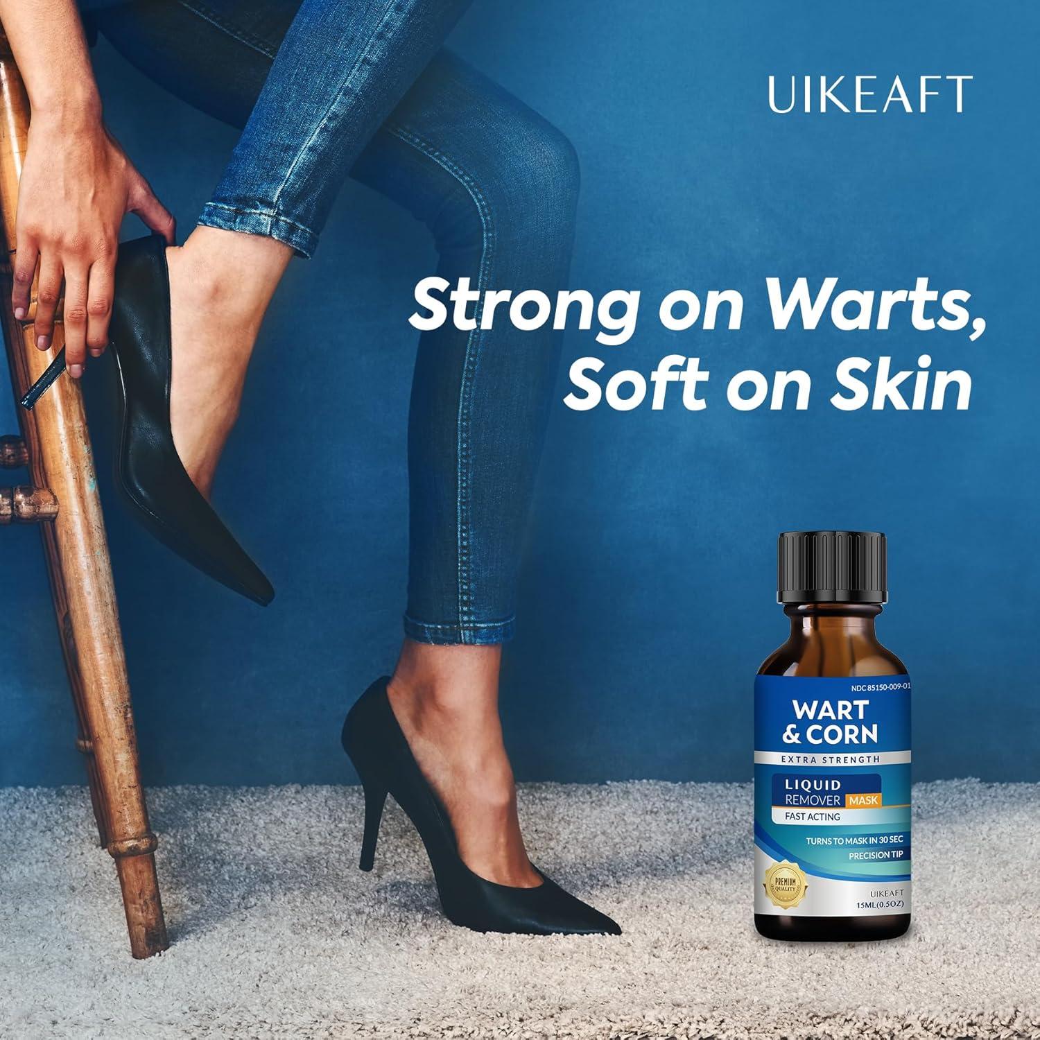 Removedor de Verrugas Plantares Uikeaft 15ml - Ácido Salicílico