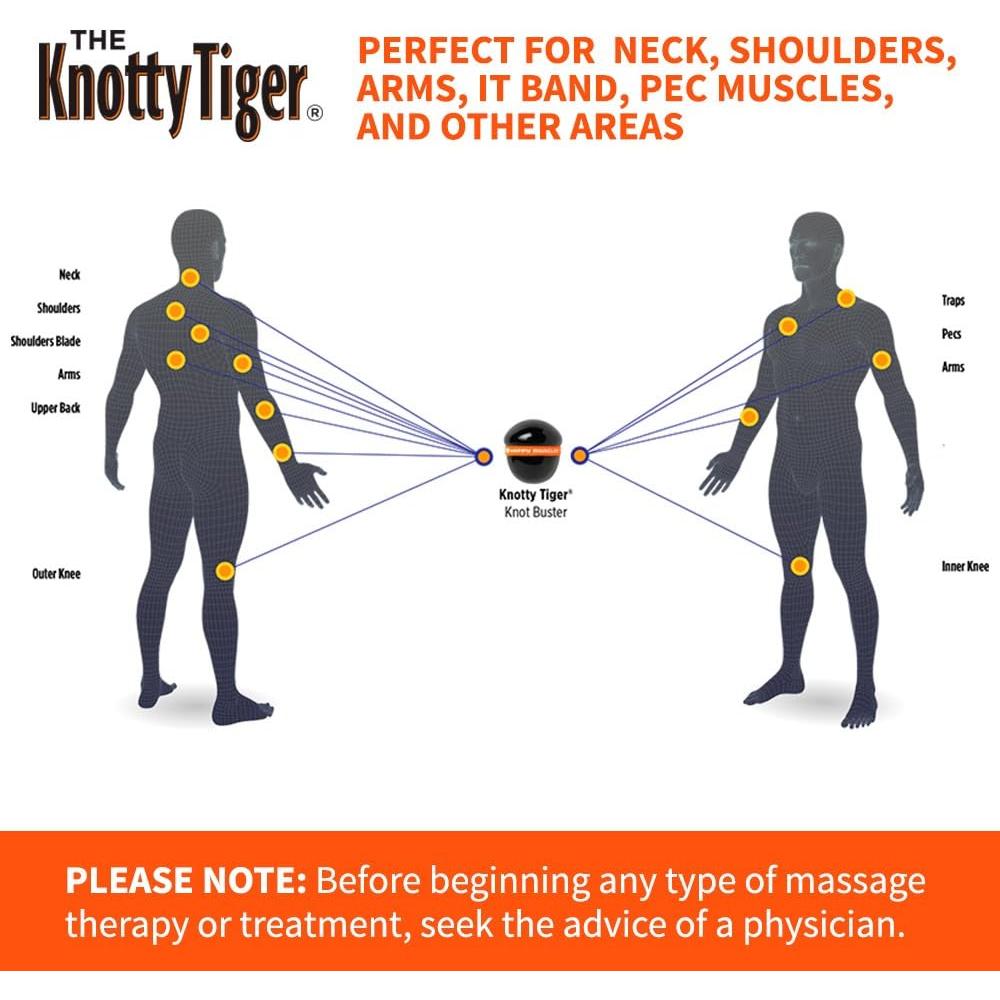 Herramienta de Masaje Knotty Tiger para Alivio Muscular