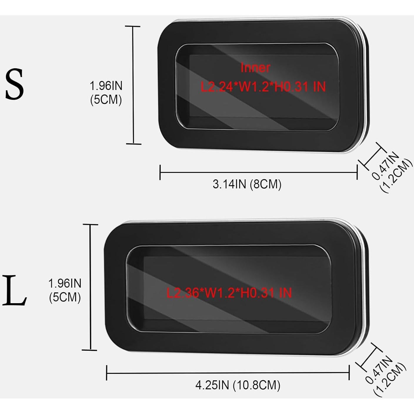 Estuche Magnético para Agujas FJW - Acrílico Transparente, 30g