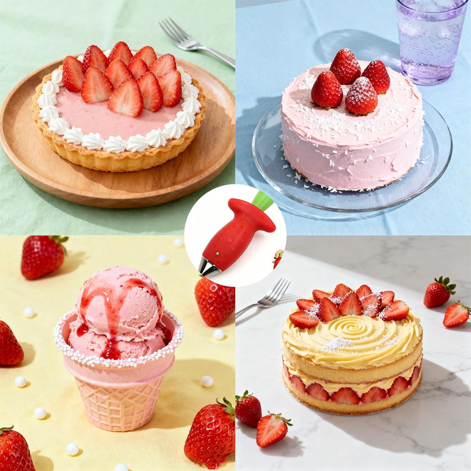 Quitar Rabo de Fresa EWUVP, Multiusos, Diseño Seguro, 9cm