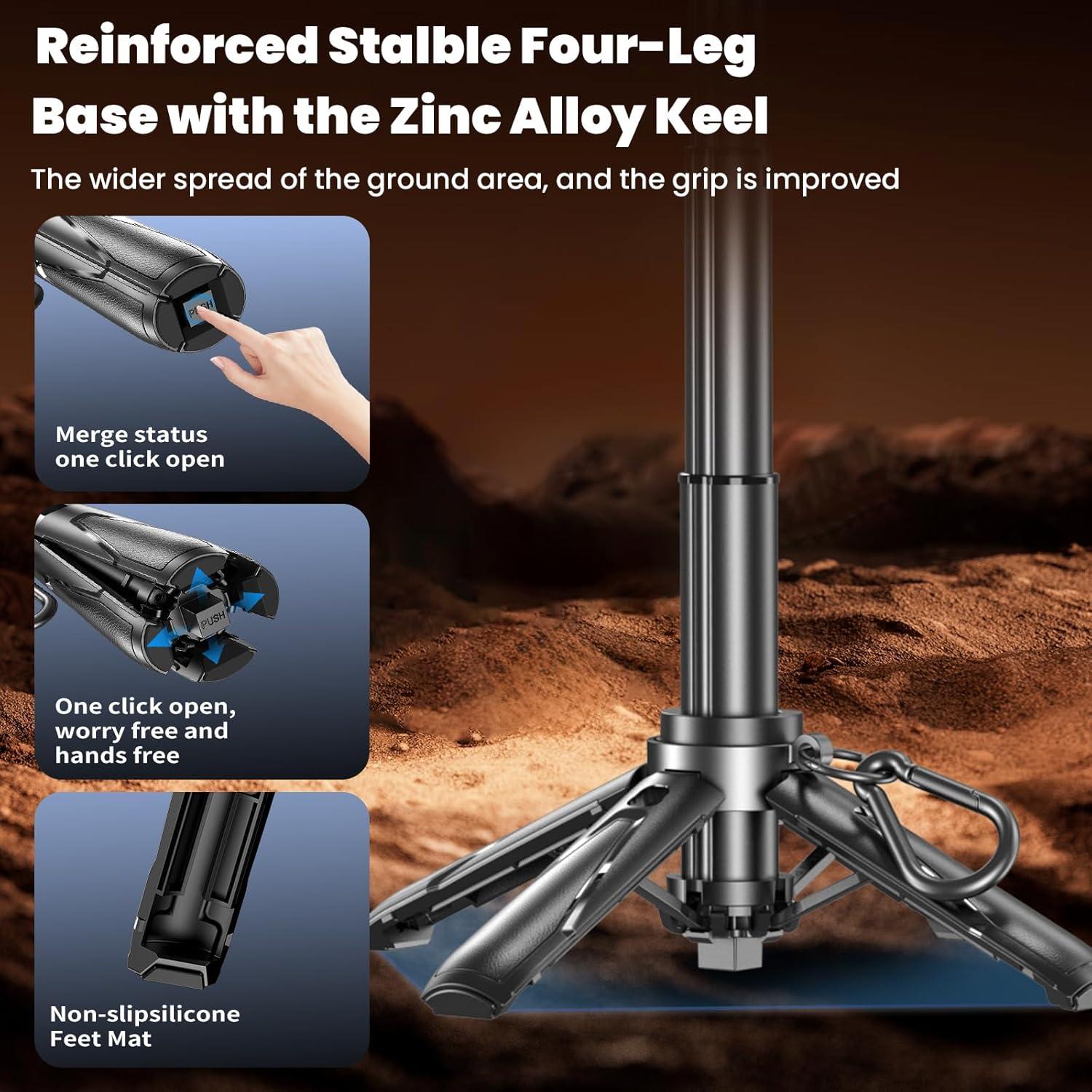 Mini Trípode Selfie Stick YXYaoZhengYiGeYi 41.5cm con Control Remoto