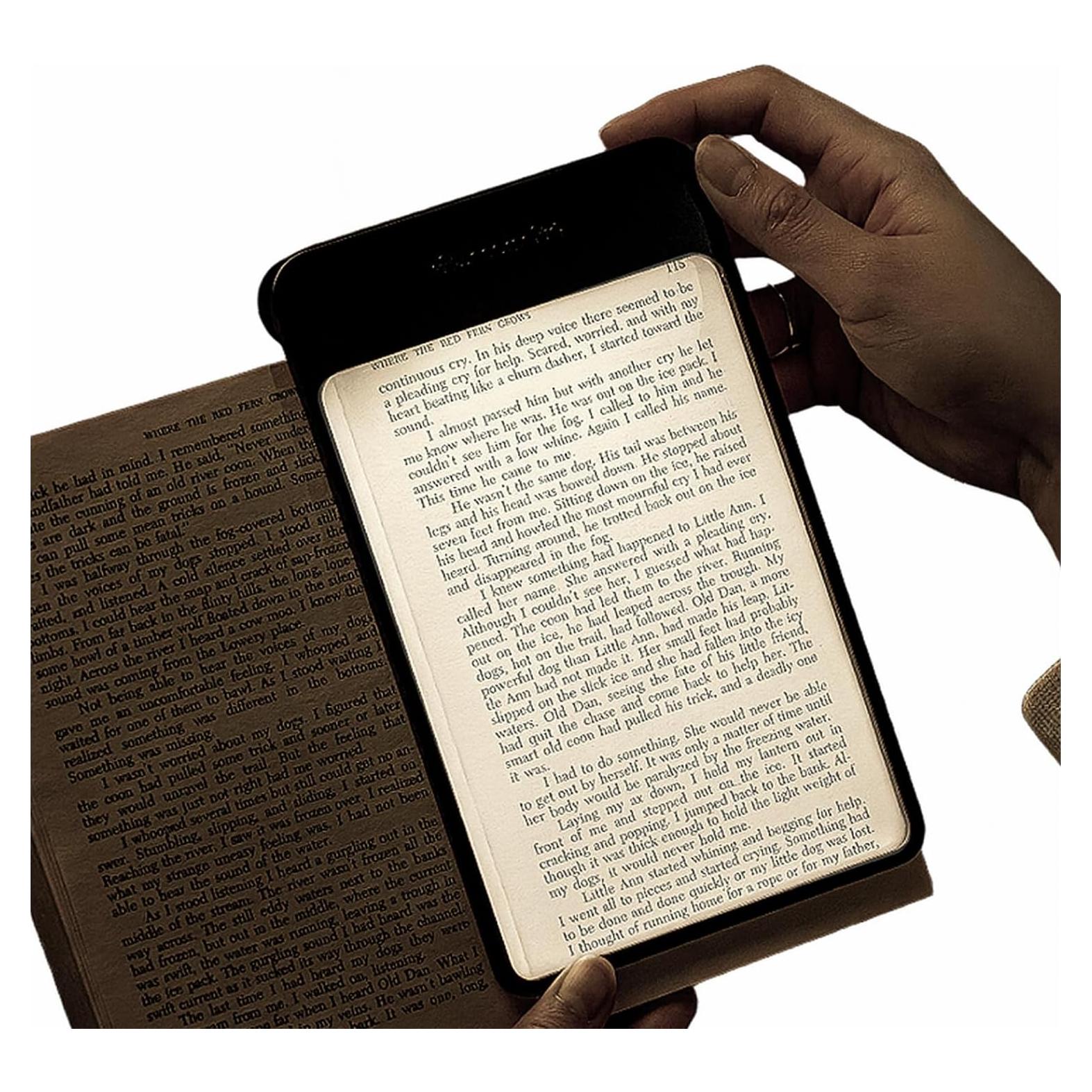 Luz de Libro Recargable USB AwesomePré - LED Frío, Portátil