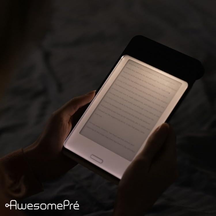 Luz de Libro Recargable USB AwesomePré - LED Frío, Portátil