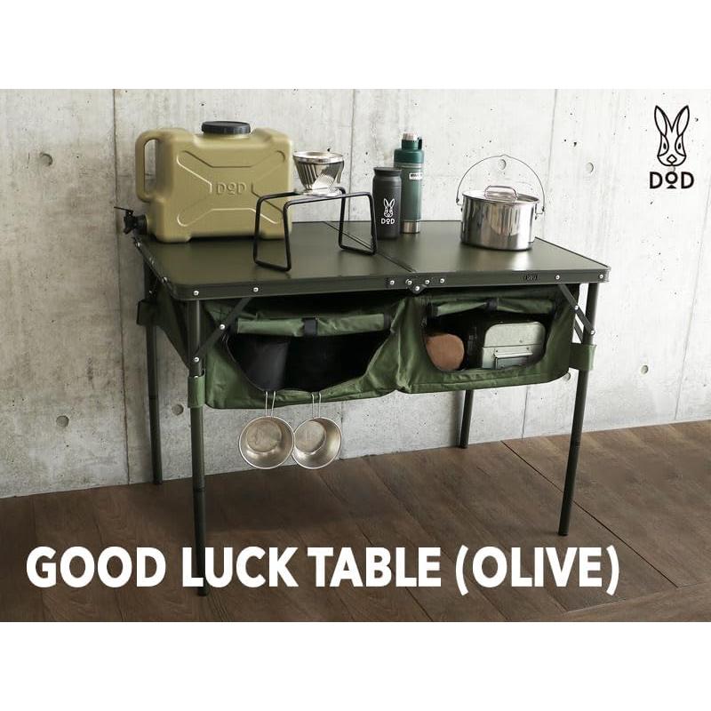 Mesa de Camping DOD Buena Suerte Plegable 80,51 cm Oliva