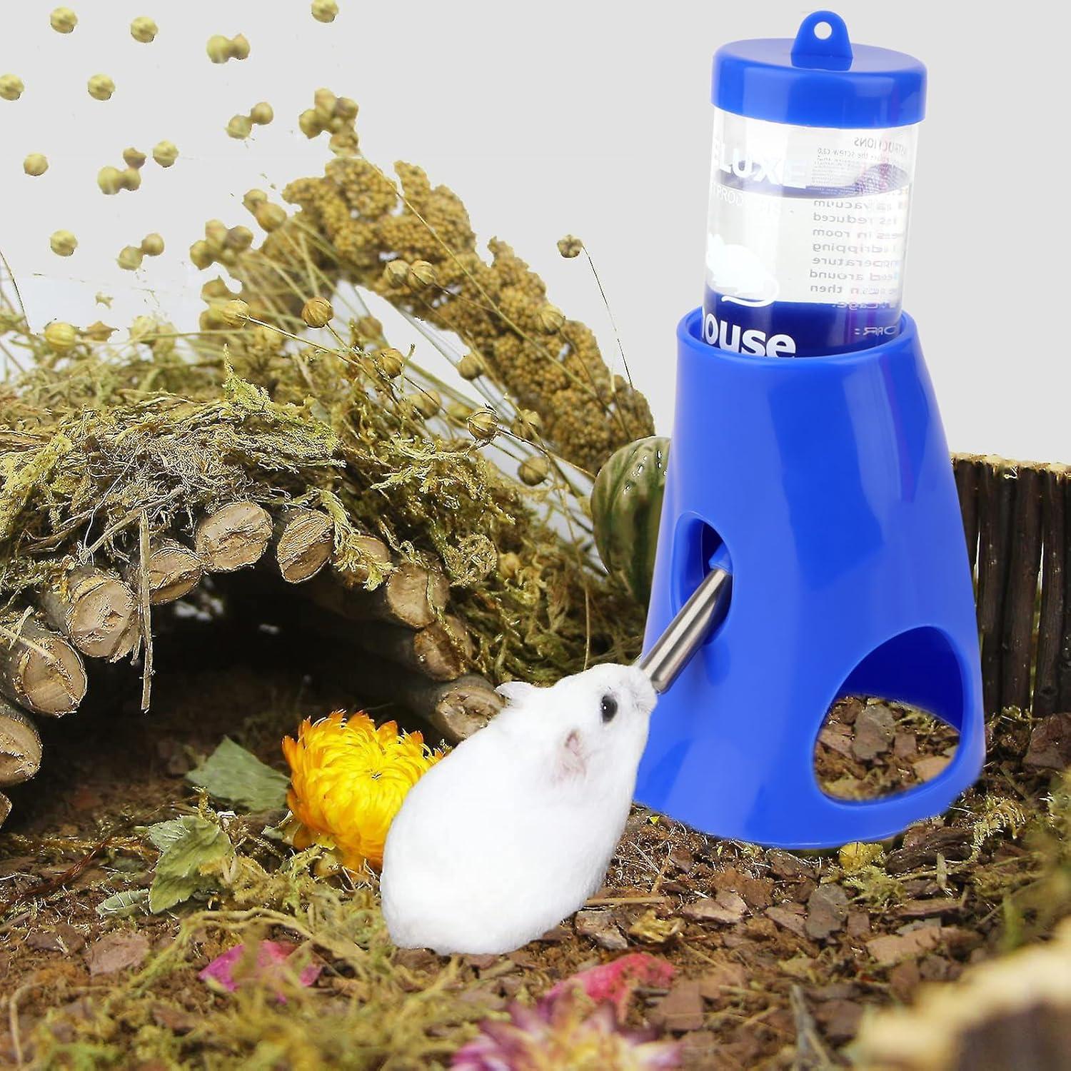 Botella de Agua Hypeety 80ml para Hámster Automática Azul