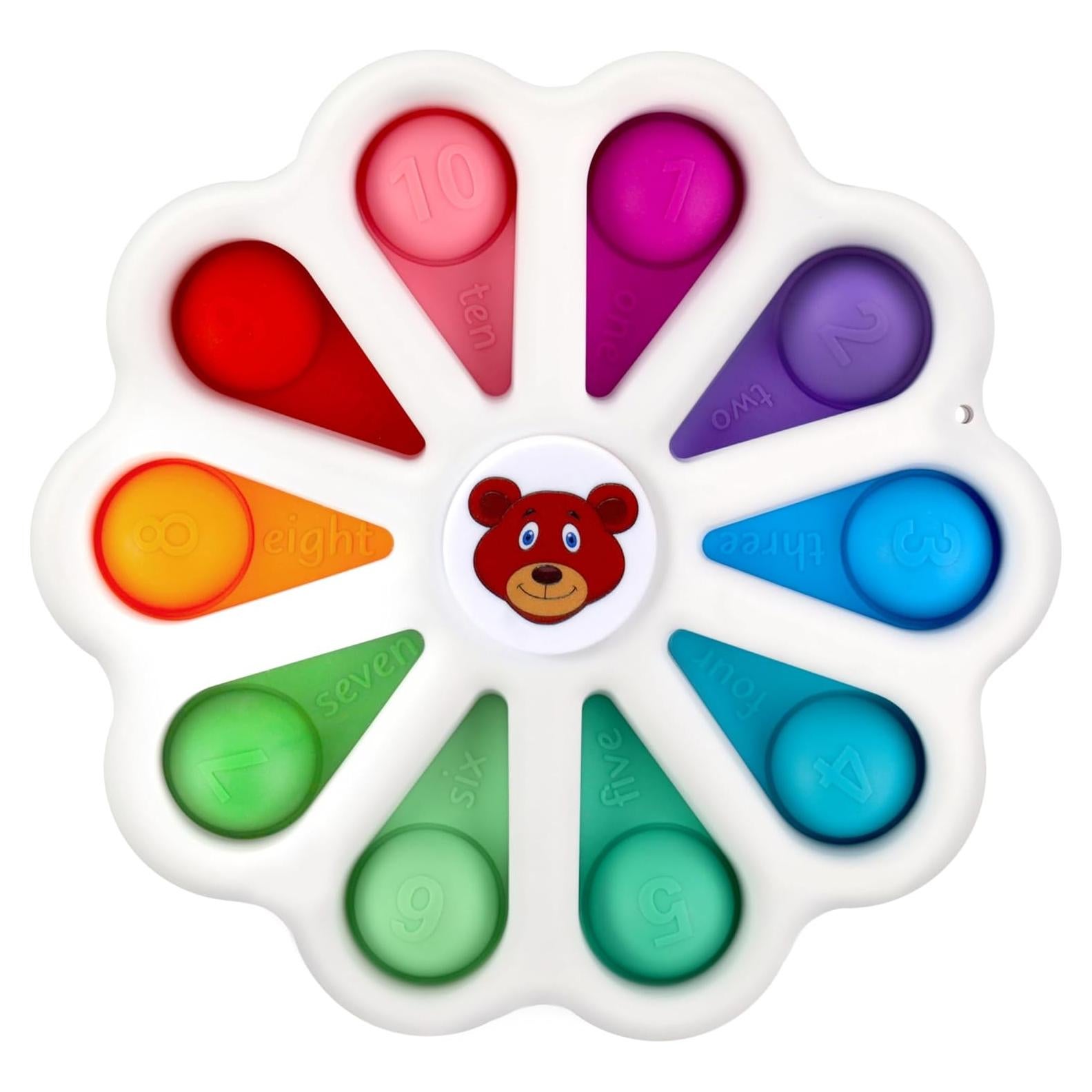 Juguete Sensorial Poppin Colors - Antiestrés para Niños 15+ Meses