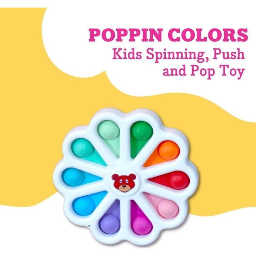 Juguete Sensorial Poppin Colors - Antiestrés para Niños 15+ Meses