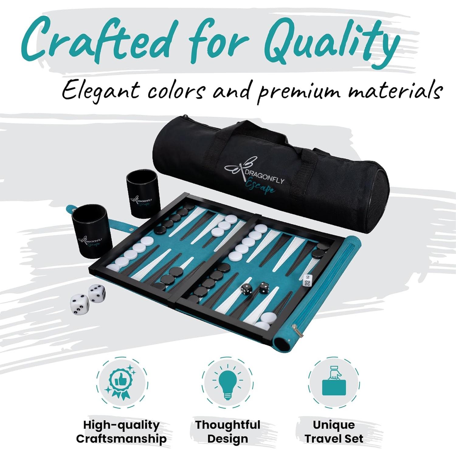 Juego de Damas Chinas Deluxe Dragonfly Escape - Plegable y Magnético