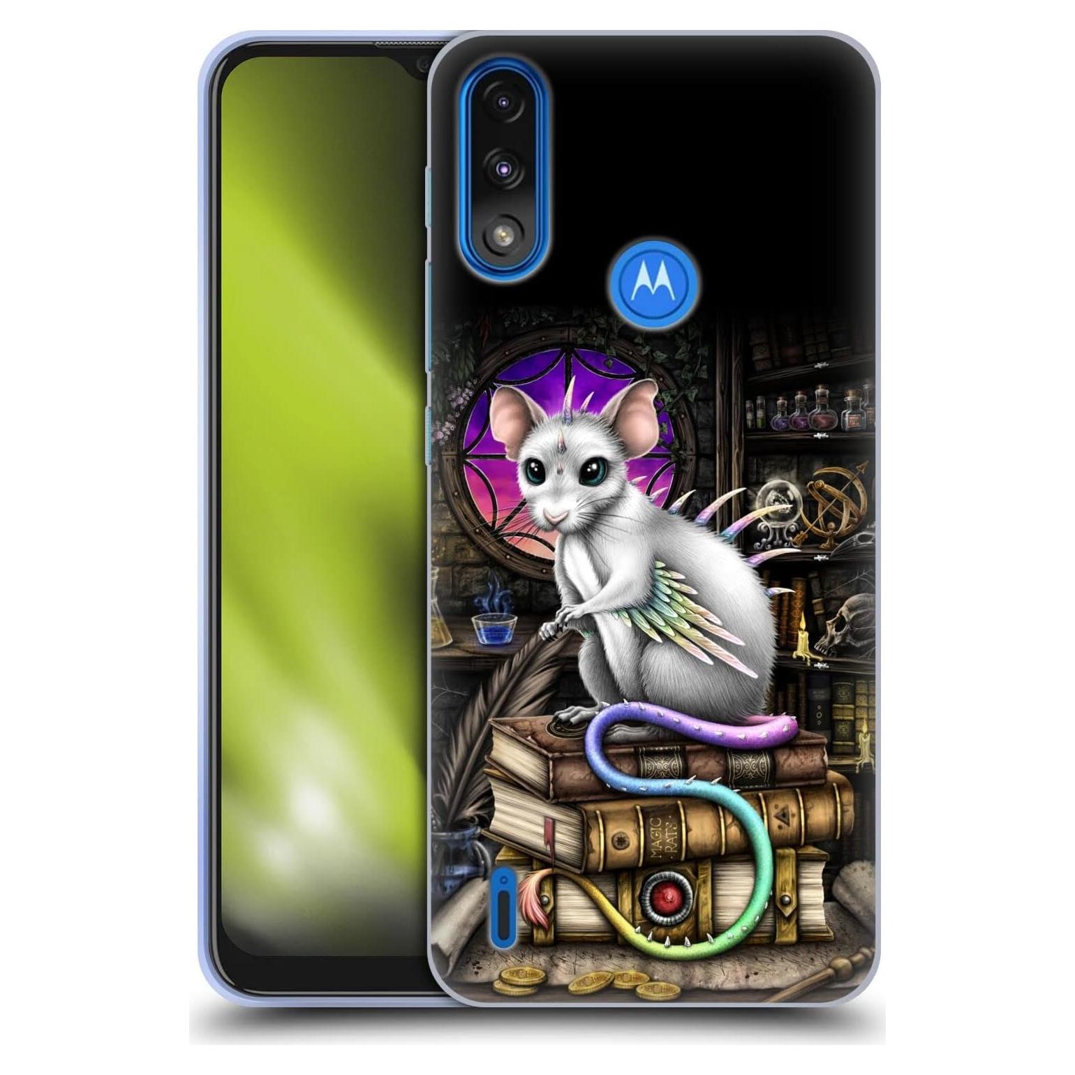 Funda de Gel Suave Head Case Sarah Richter Moto E7 Power