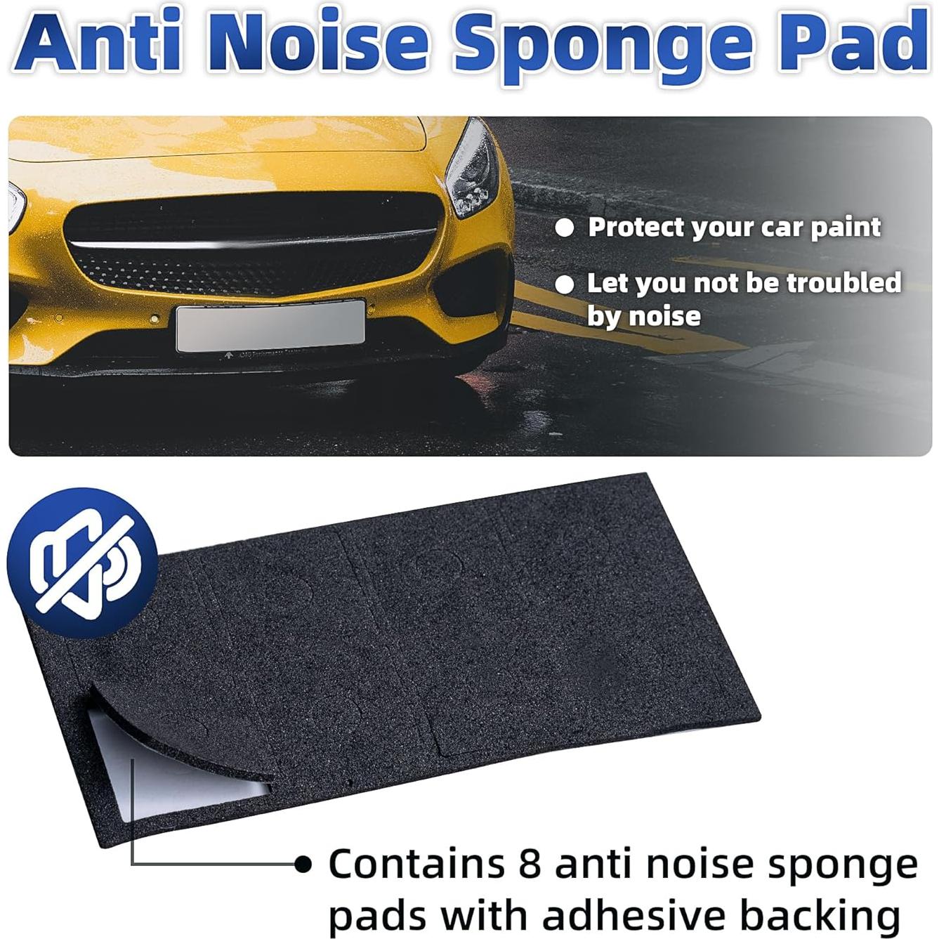 Kit de Tornillos Antirrobo Hoewina para Placas de Matrícula 8PCS