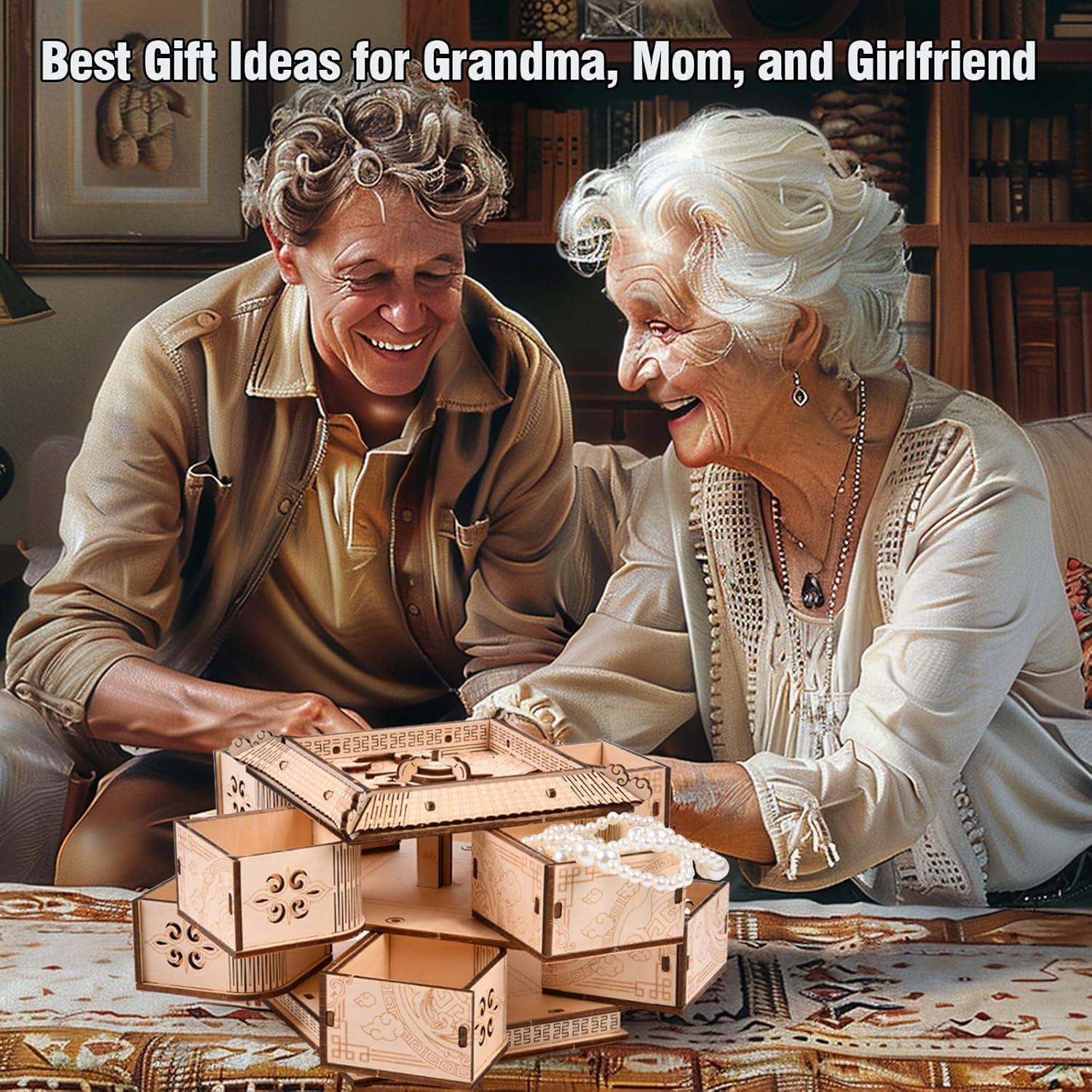 Rompecabezas 3D de Madera Caja de Tesoro Dragón Varbertos