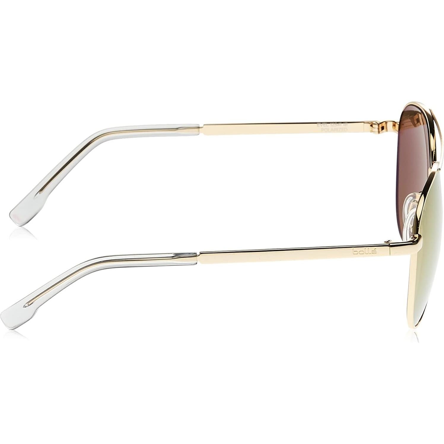 Gafas de sol Bolle Evel doradas con lentes marrones polarizados