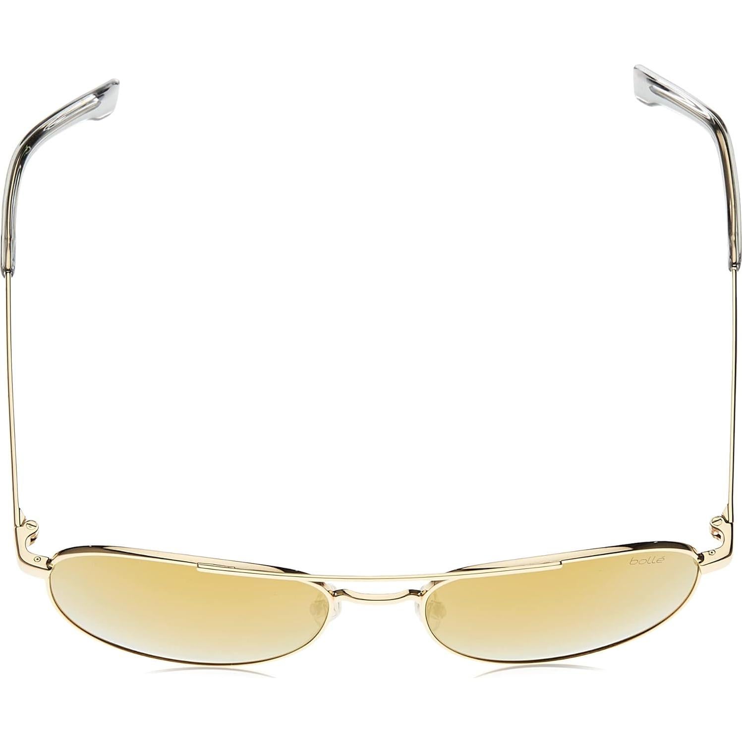 Gafas de sol Bolle Evel doradas con lentes marrones polarizados