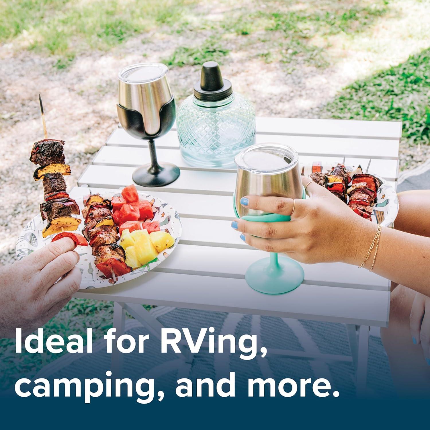 Mesa de Camping Plegable Camco de Aluminio 110.5x68.6cm