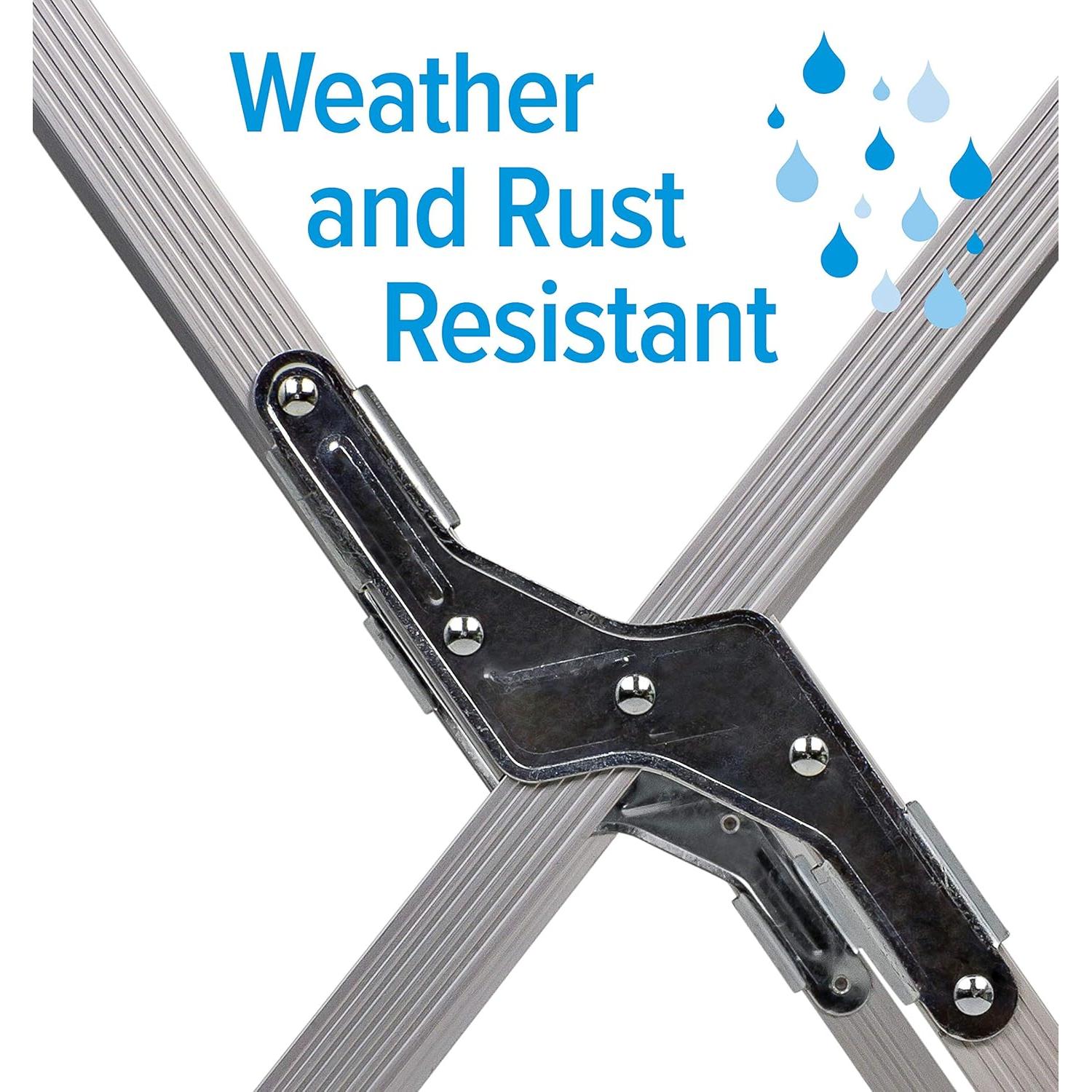 Mesa de Camping Plegable Camco de Aluminio 110.5x68.6cm