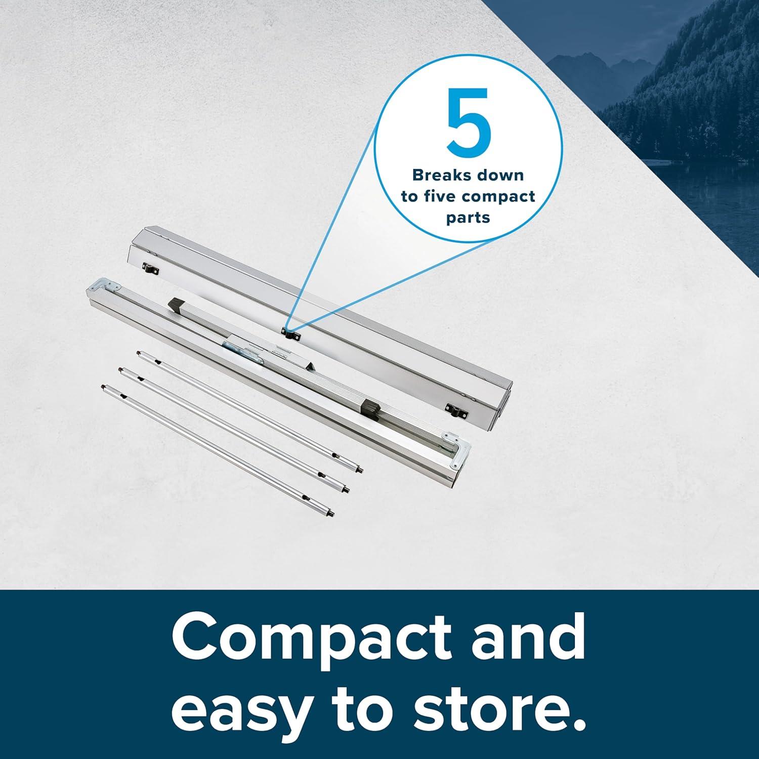 Mesa de Camping Plegable Camco de Aluminio 110.5x68.6cm