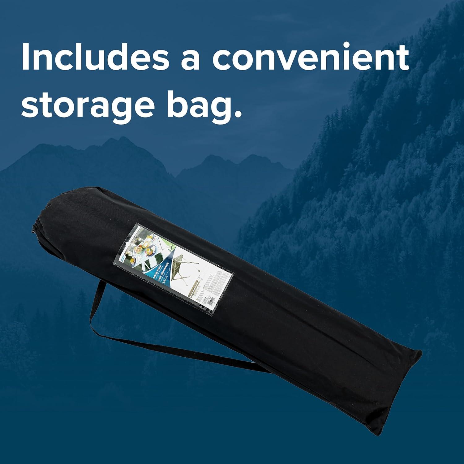 Mesa de Camping Plegable Camco de Aluminio 110.5x68.6cm