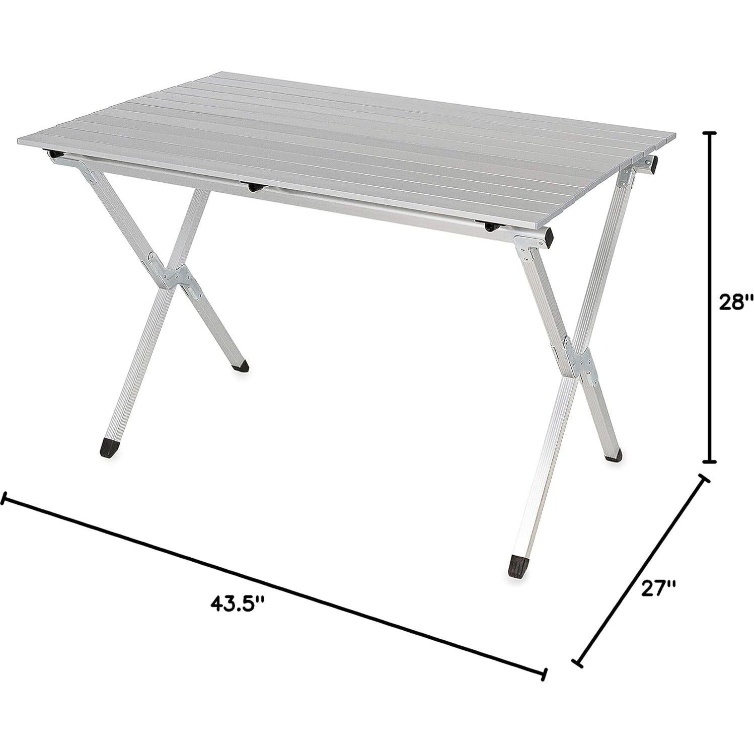 Mesa de Camping Plegable Camco de Aluminio 110.5x68.6cm