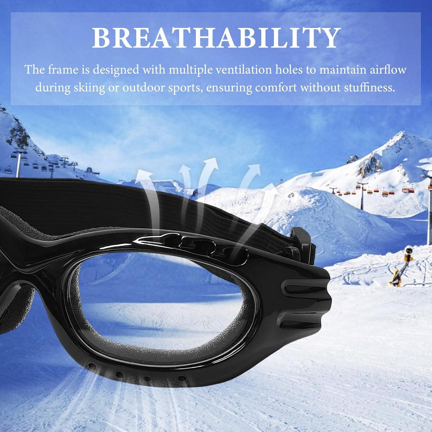 Gafas de Motocicleta MTRPS 3 PCS Antivaho UV A Prueba de Viento