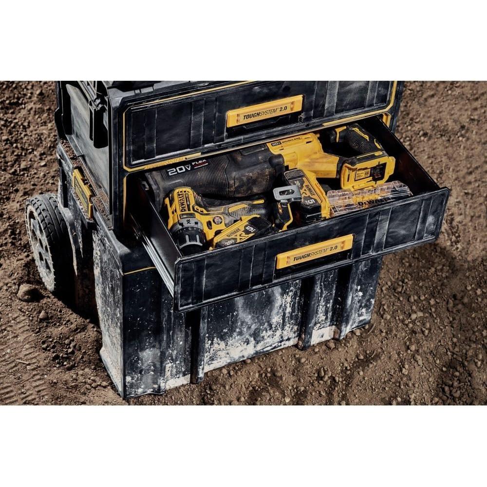 Caja de herramientas DEWALT ToughSystem 2.0 con 2 cajones 10 kg