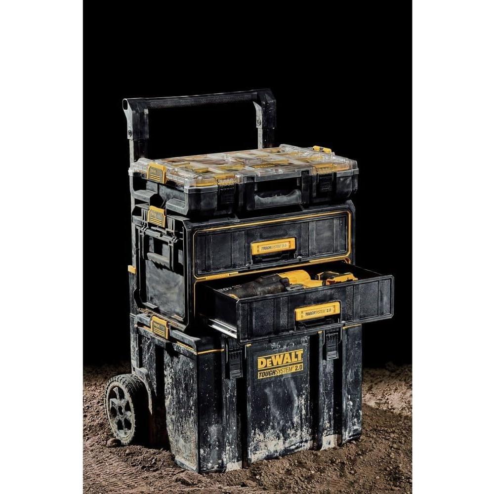 Caja de herramientas DEWALT ToughSystem 2.0 con 2 cajones 10 kg