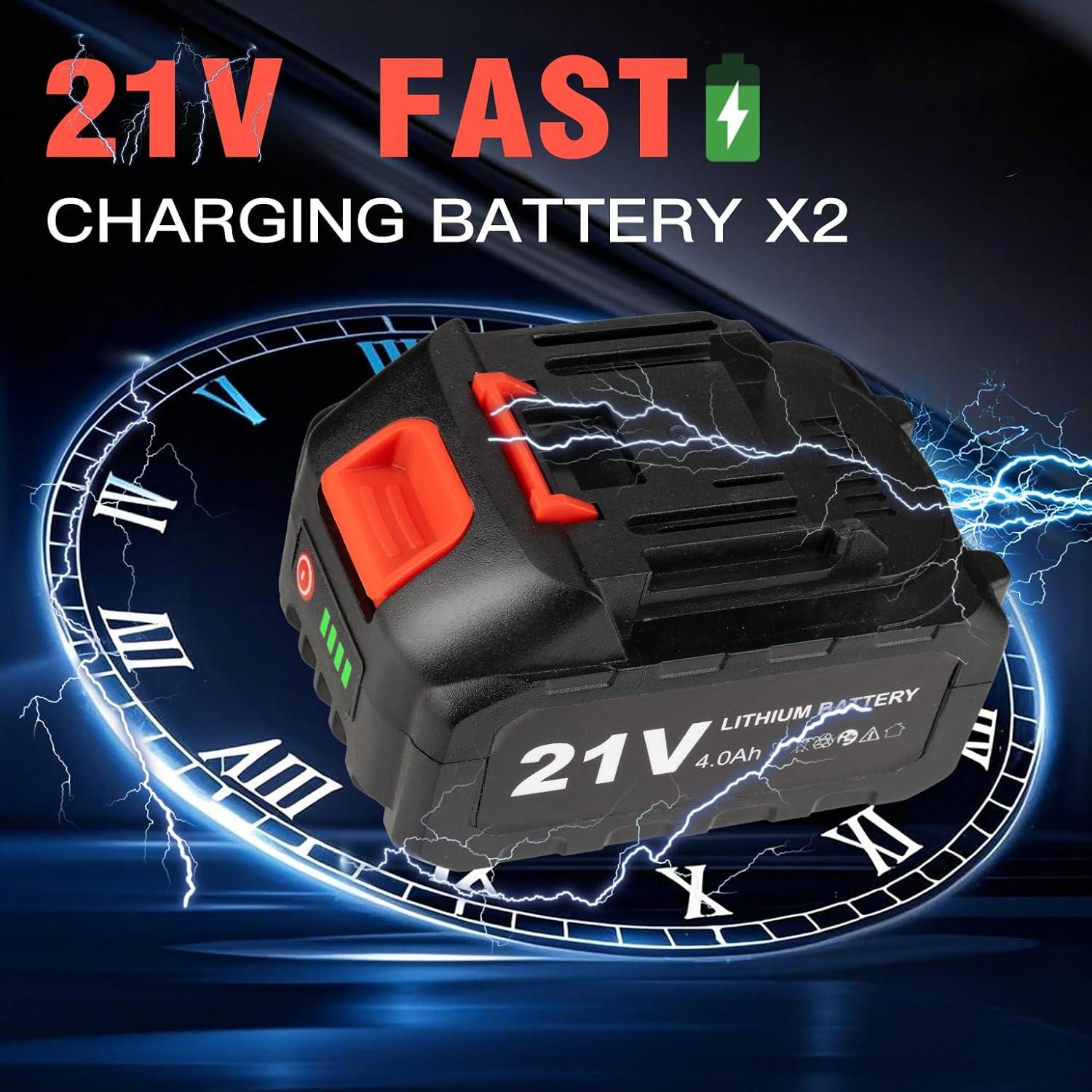 Llave de impacto inalámbrica 1/2 OnlyinNY 1000 N.m 21V