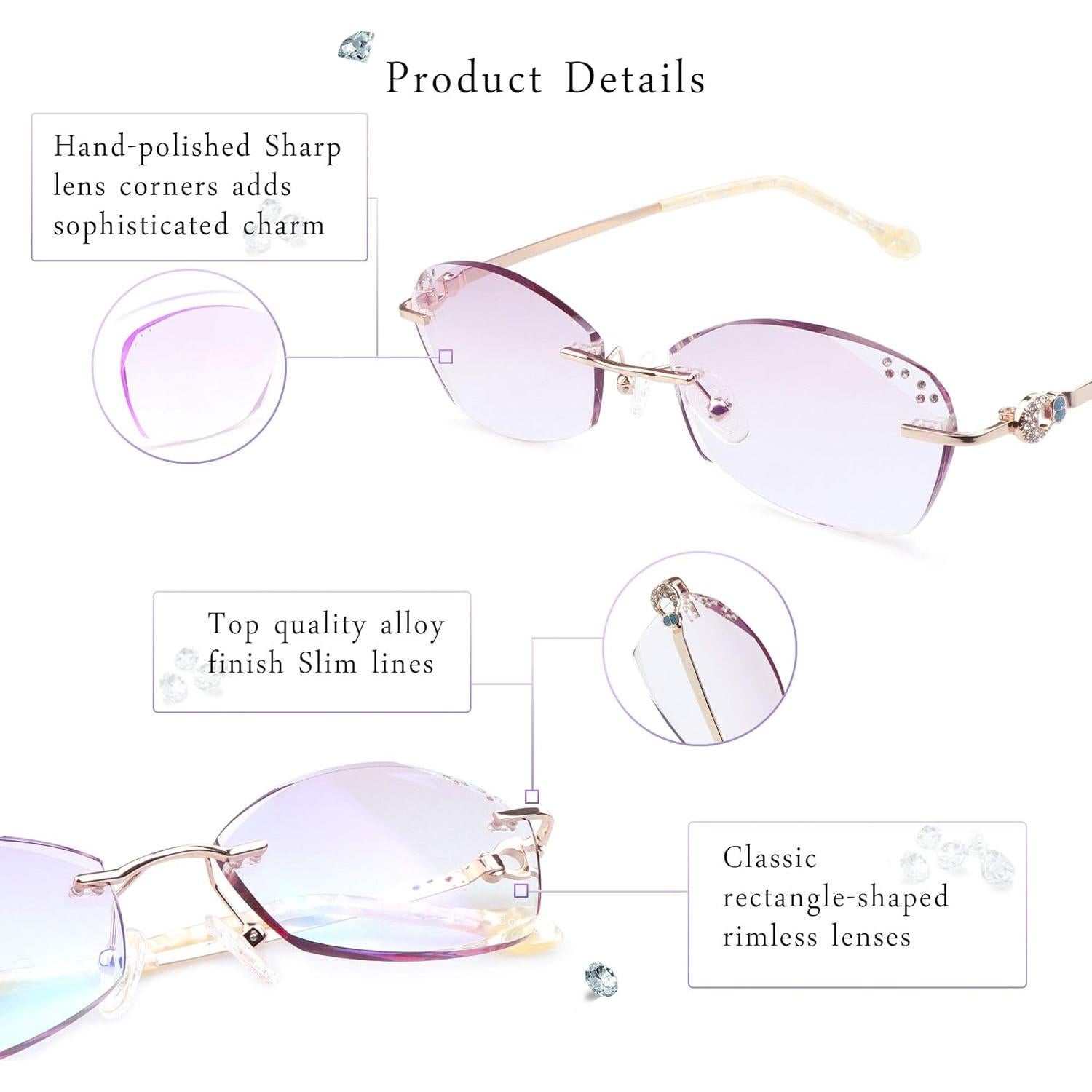 Gafas de bloqueo de luz azul LifeArt sin aumento para computadora