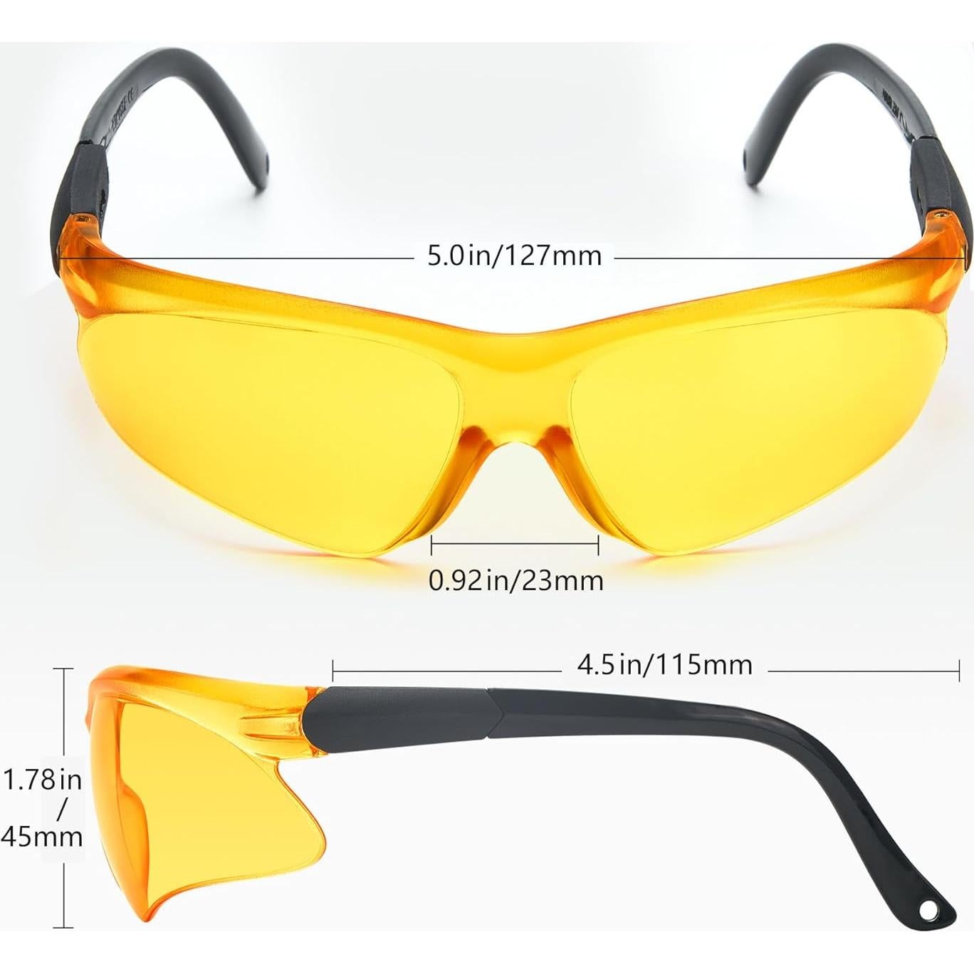 Gafas de Tiro Antivaho para Jóvenes y Adultos - Marco Negro