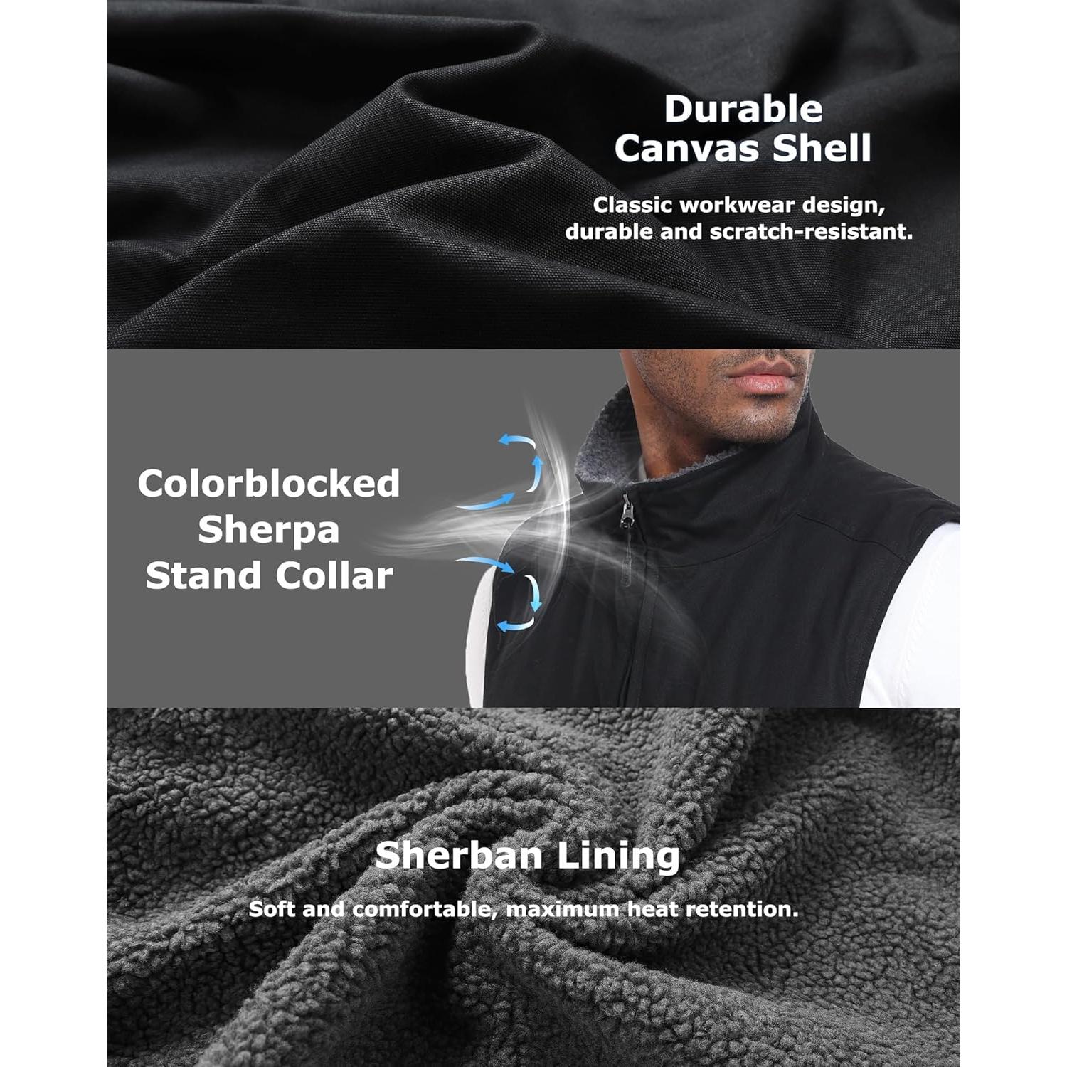 Chaleco Térmico Venustas 12V para Hombre con Control Dual