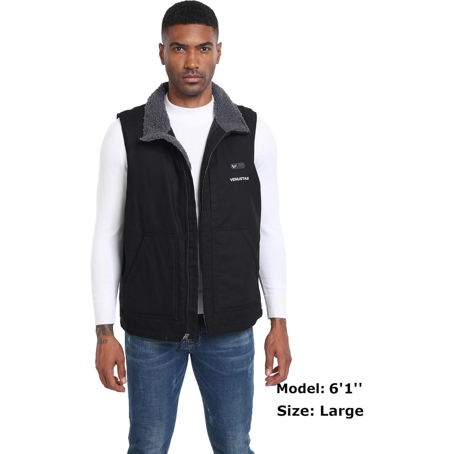 Chaleco Térmico Venustas 12V para Hombre con Control Dual