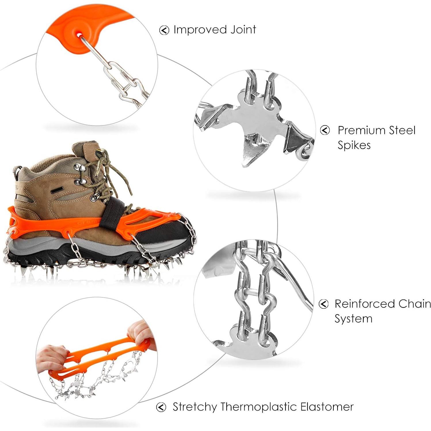 Crampones Cimkiz CIM-TCL-M 19 Picos Antideslizantes
