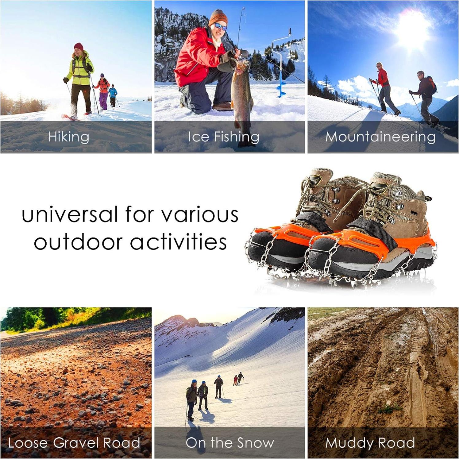 Crampones Cimkiz CIM-TCL-M 19 Picos Antideslizantes