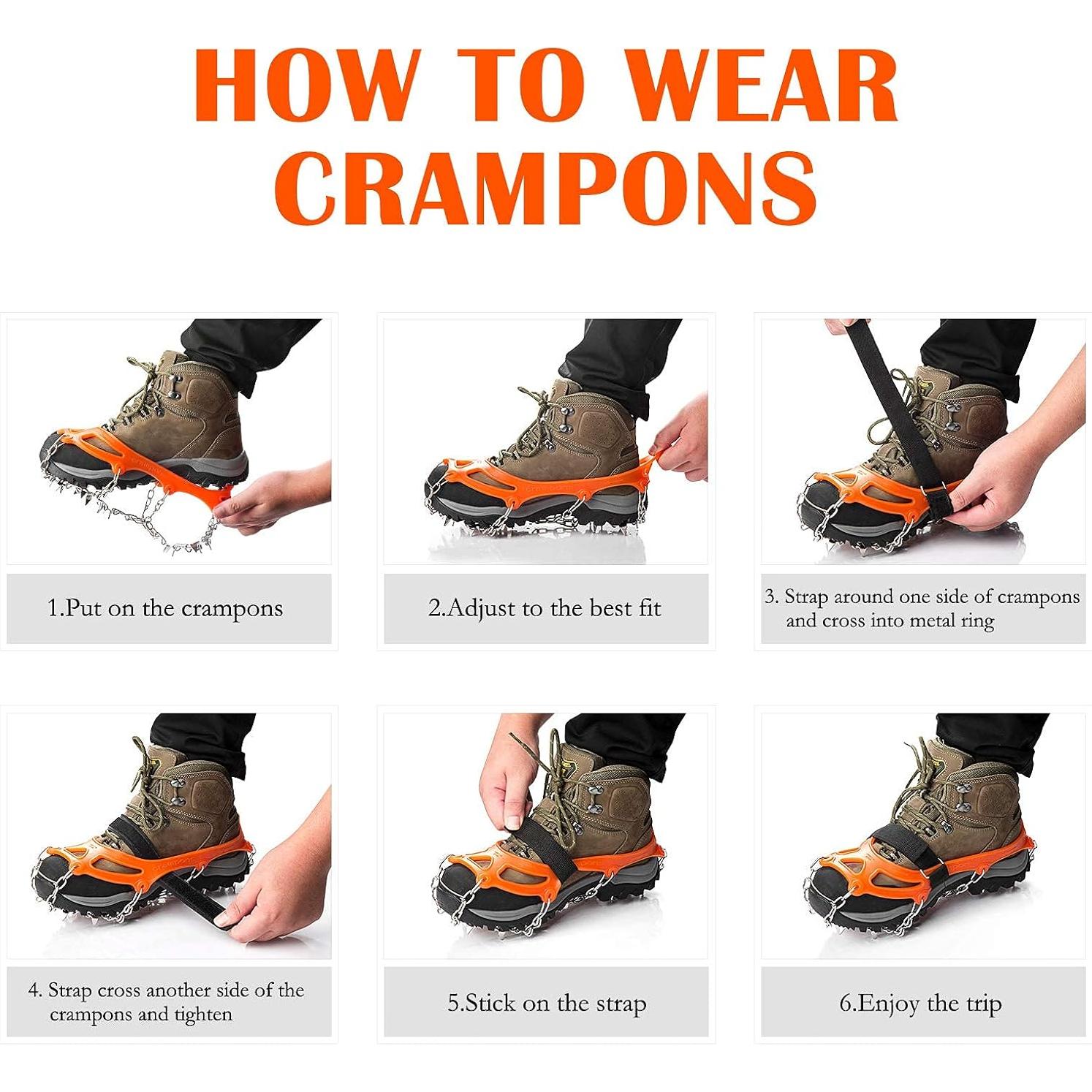 Crampones Cimkiz CIM-TCL-M 19 Picos Antideslizantes