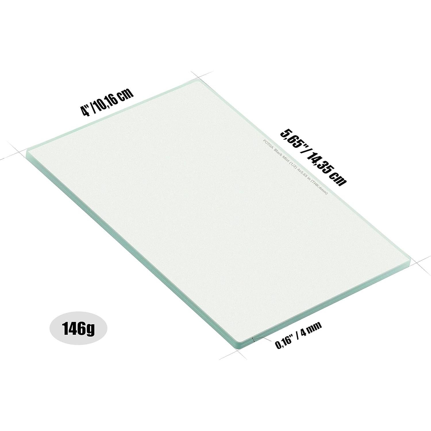 Filtro de Difusión Negro FOTGA 4x5.65" 1/2 HD Ultra Delgado