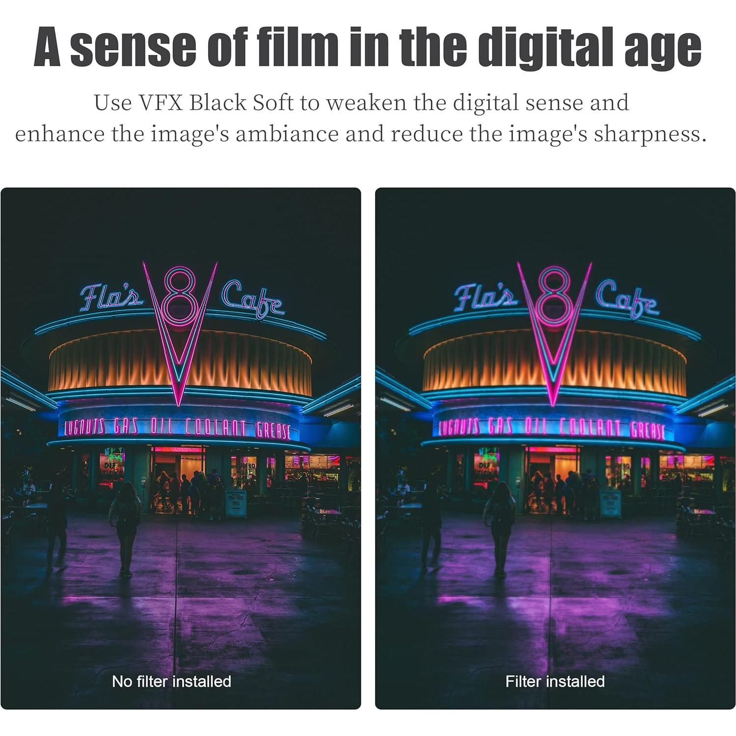 Filtro de Difusión Negro FOTGA 4x5.65" 1/2 HD Ultra Delgado