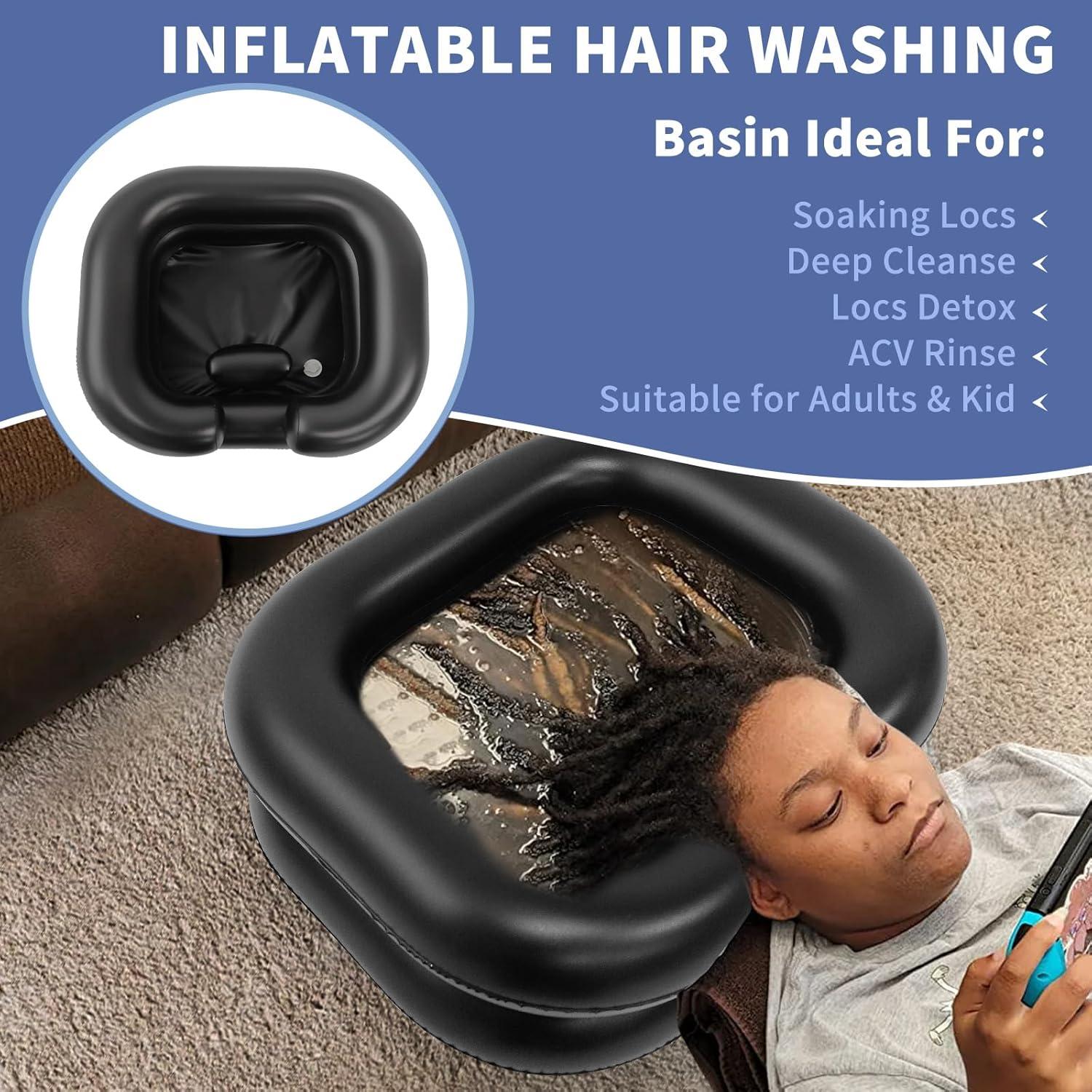 Bañera Inflable Multiusos RxylveTC para Lavado de Cabello