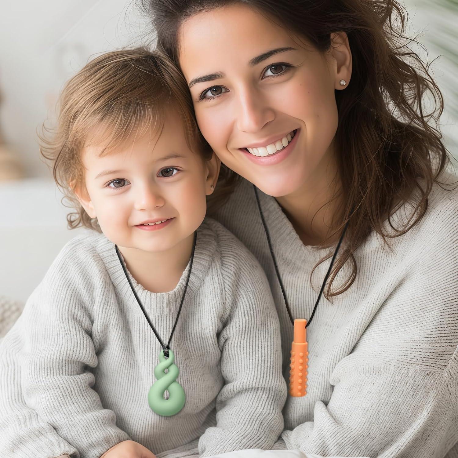 Collares Masticables Sensory MR.TIMELAG - Paquete de 5 Unidades