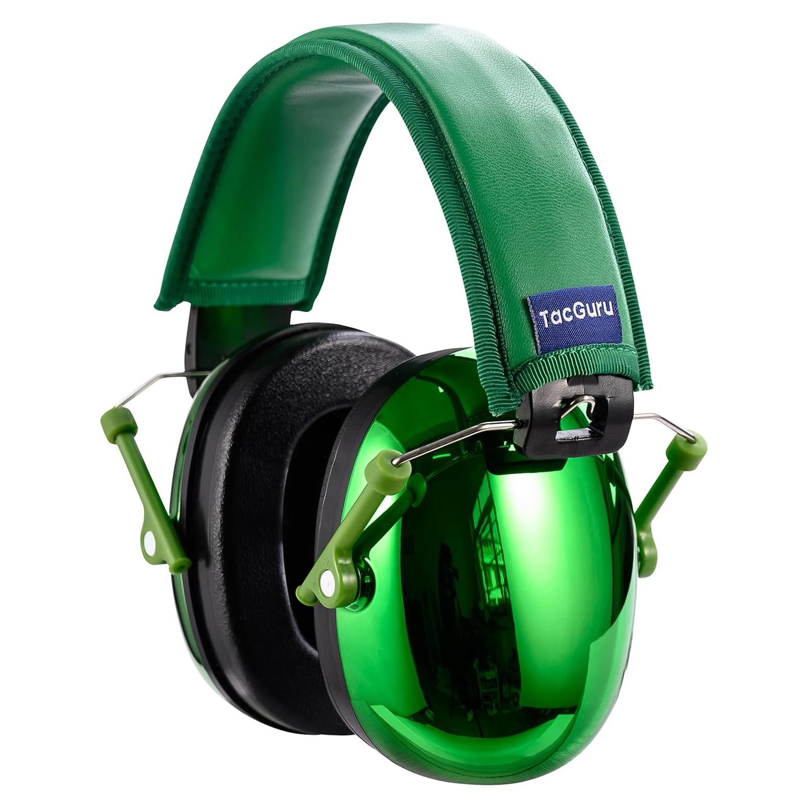Protectores Auditivos para Niños TacGuru 130 Verde Esmeralda