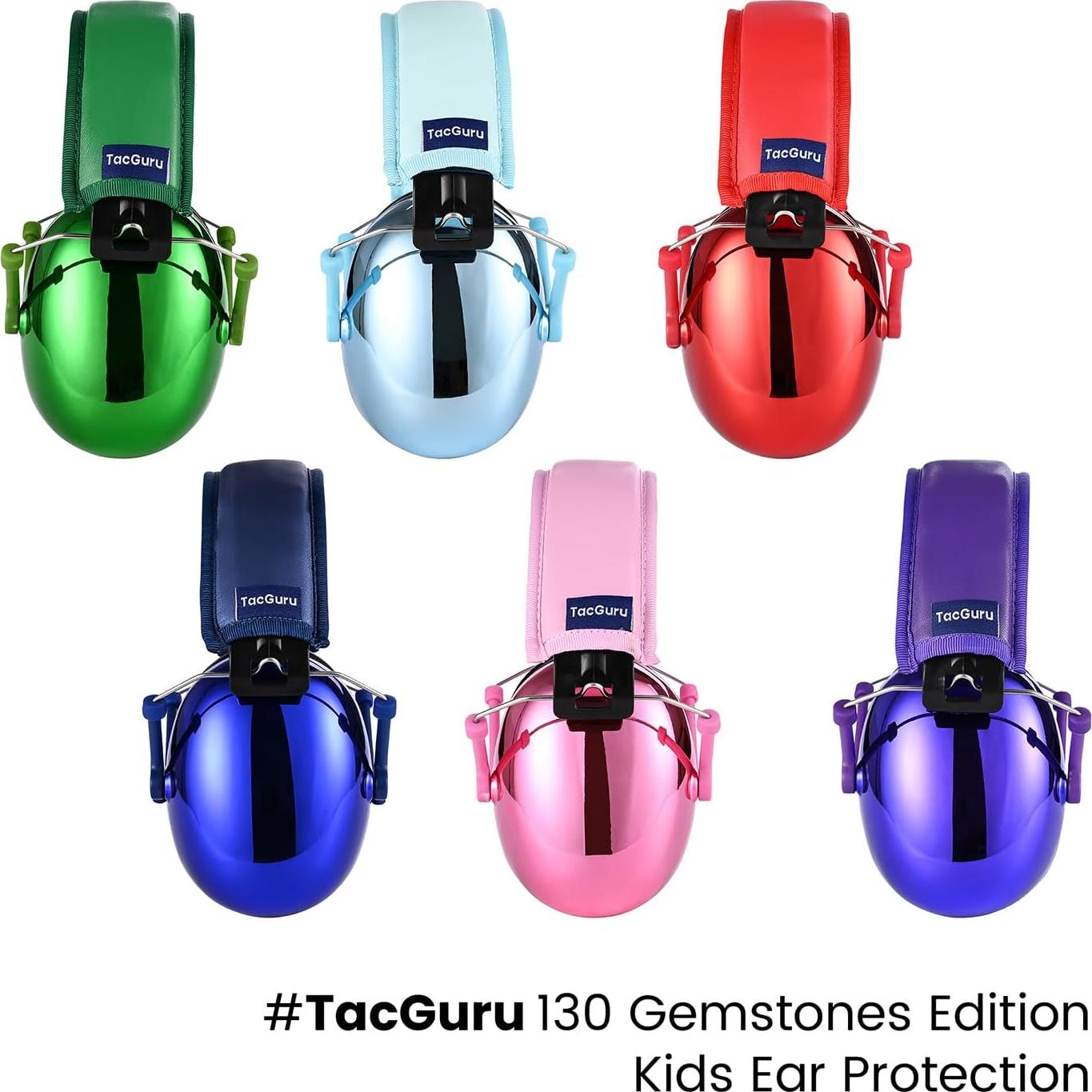 Protectores Auditivos para Niños TacGuru 130 Verde Esmeralda