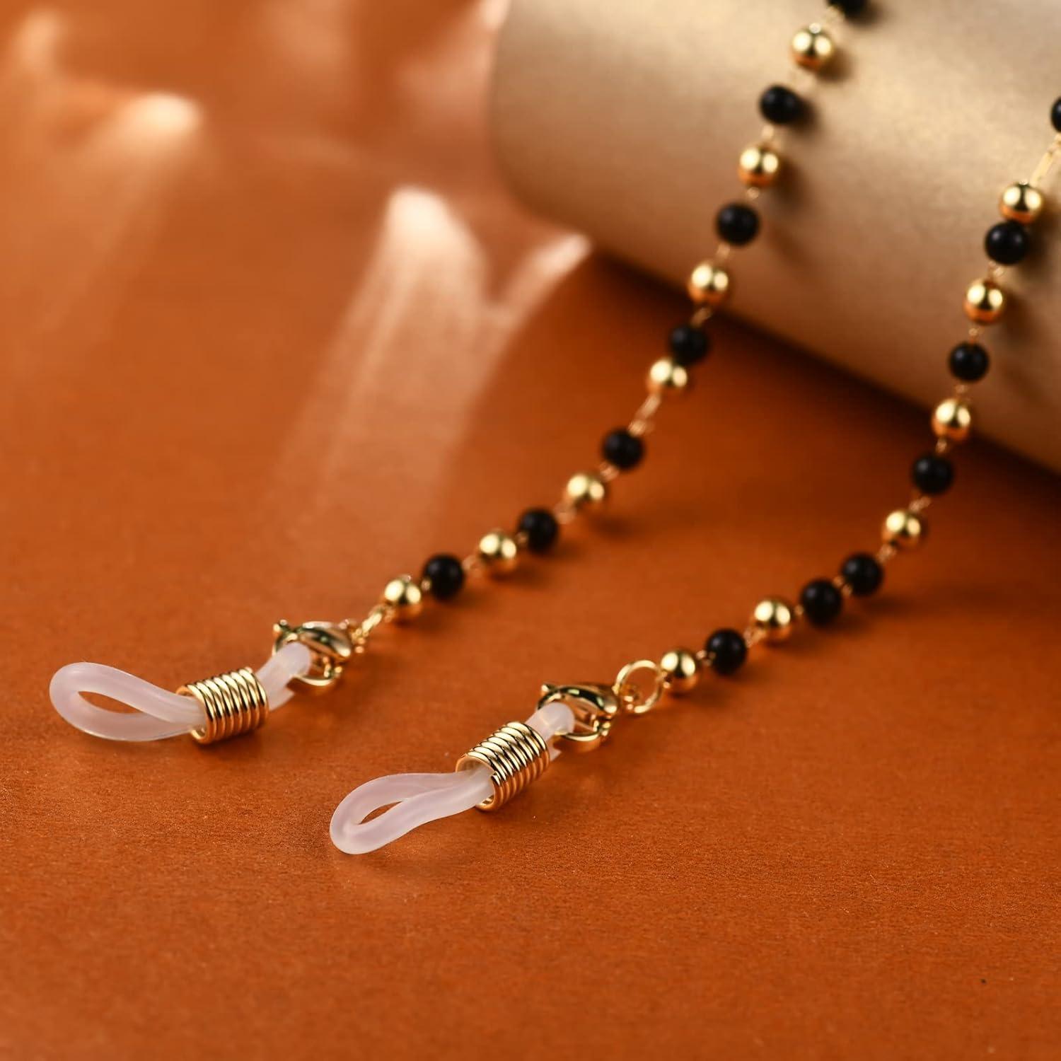 Cadena de Gafas AllenCOCO Dorada con Hebillas Ajustables