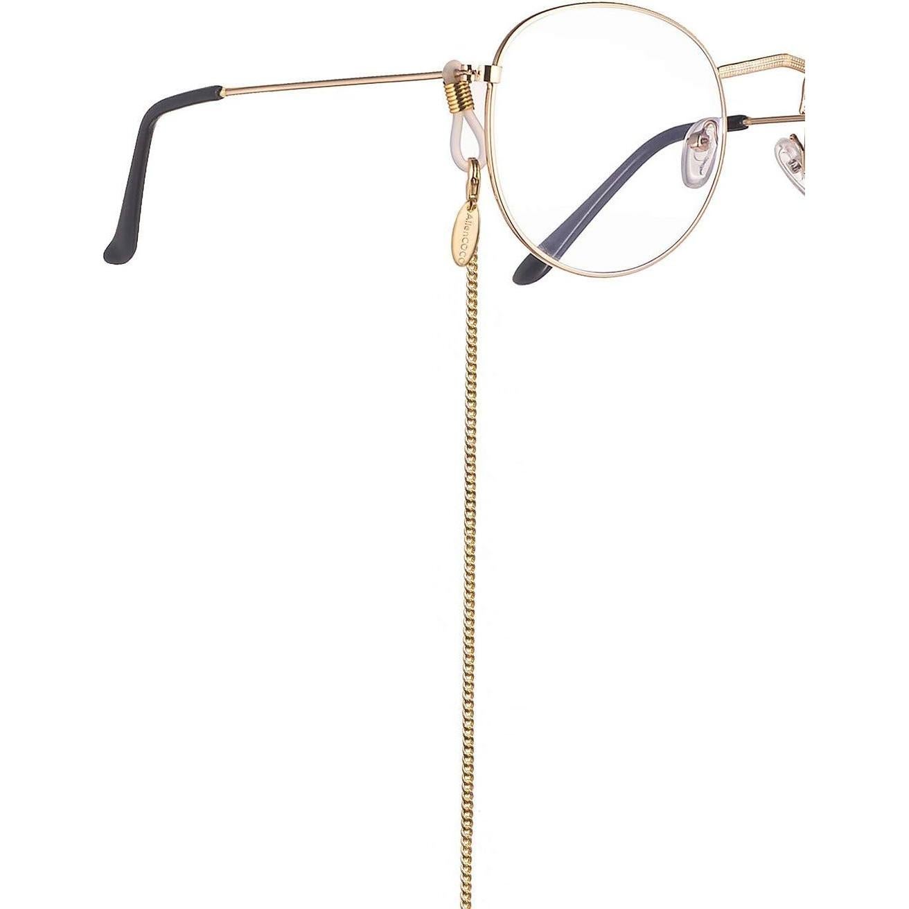 Cadena de Gafas AllenCOCO Triángulo Dorado - Correa Ajustable