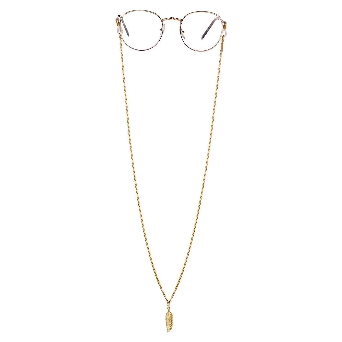 Cadena de Gafas AllenCOCO Dorada con Hebillas Ajustables