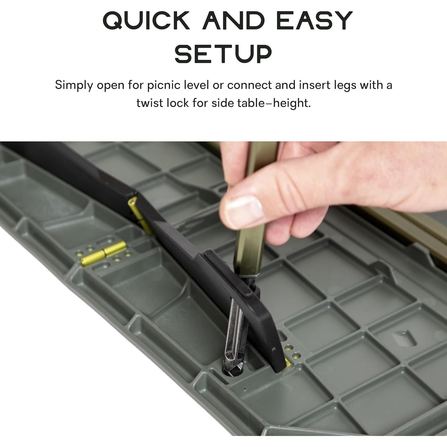 Mesa de Campamento NEMO Moonlander Doble Altura - Boreal