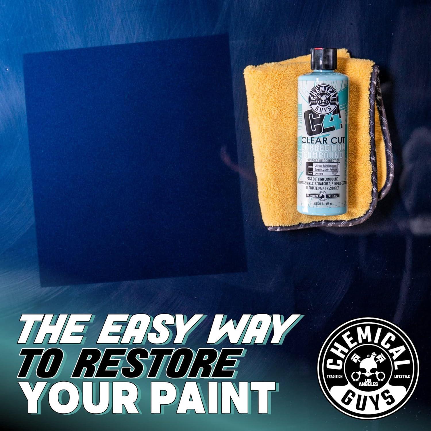 Compuesto de Corrección C4 Chemical Guys 473 ml - Elimina Rayones