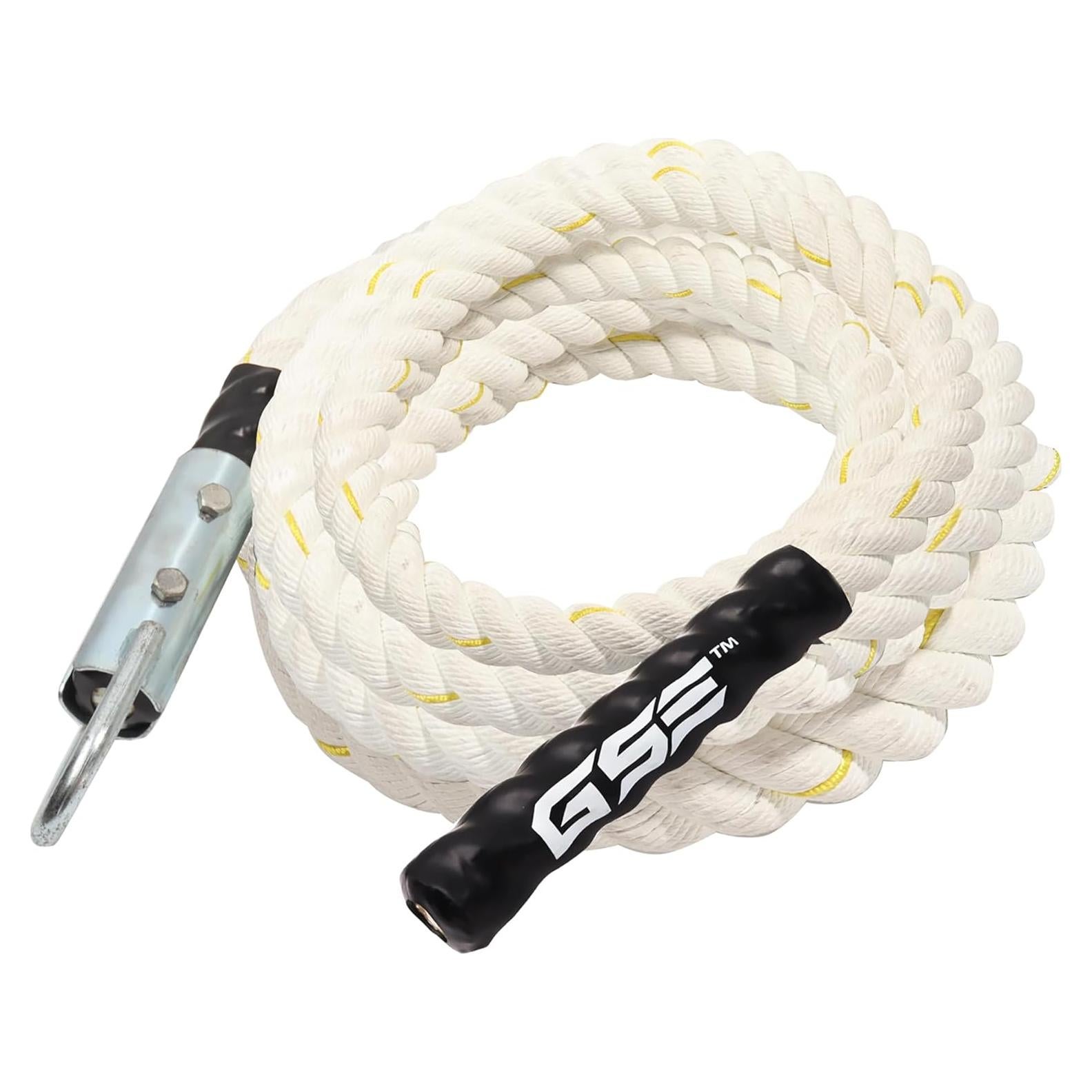 Cuerda de Escalada GSE 4,57 m de Poliester para Ejercicio
