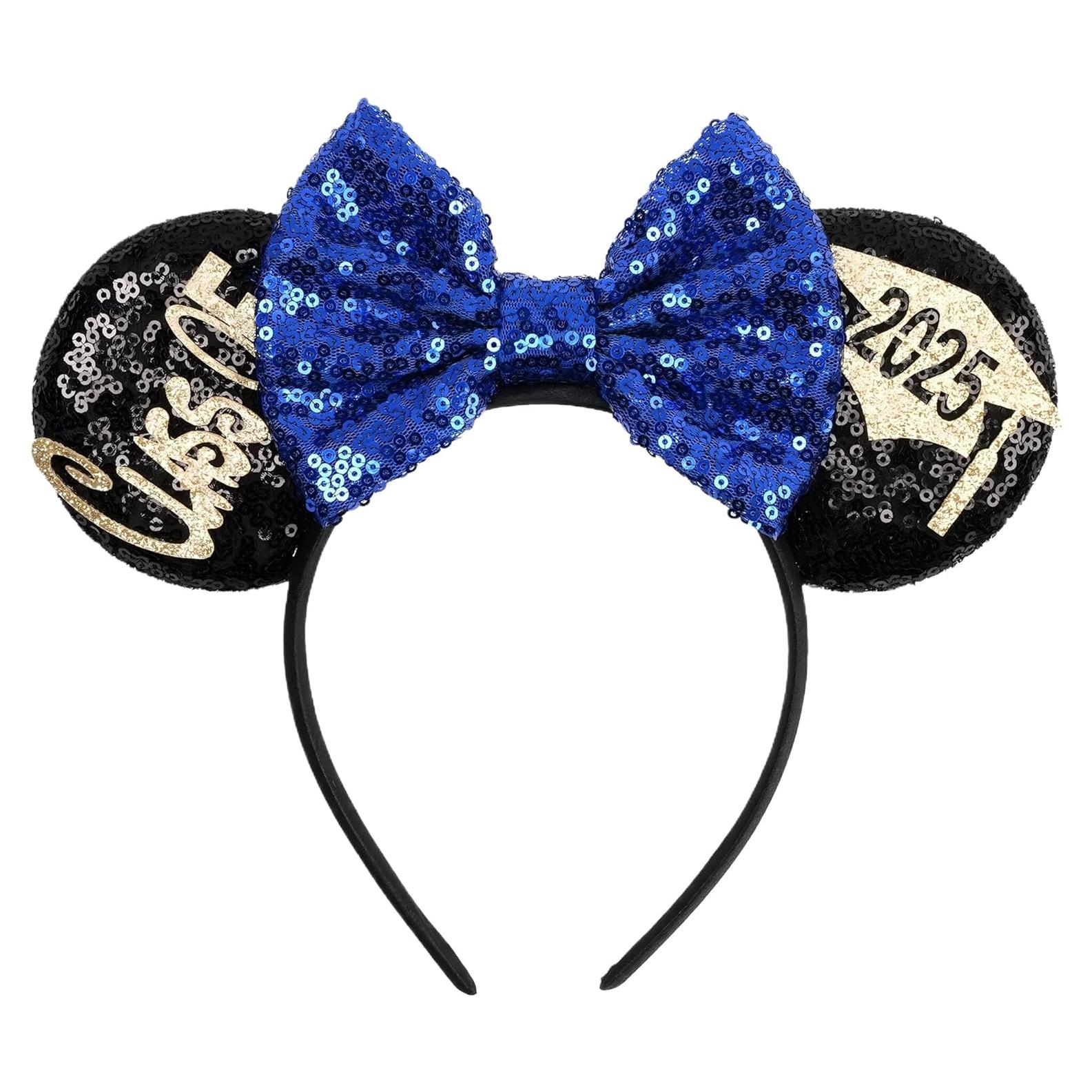 Diadema de Orejas de Ratón MADO 2024 - Azul, Ajustable, Ligera