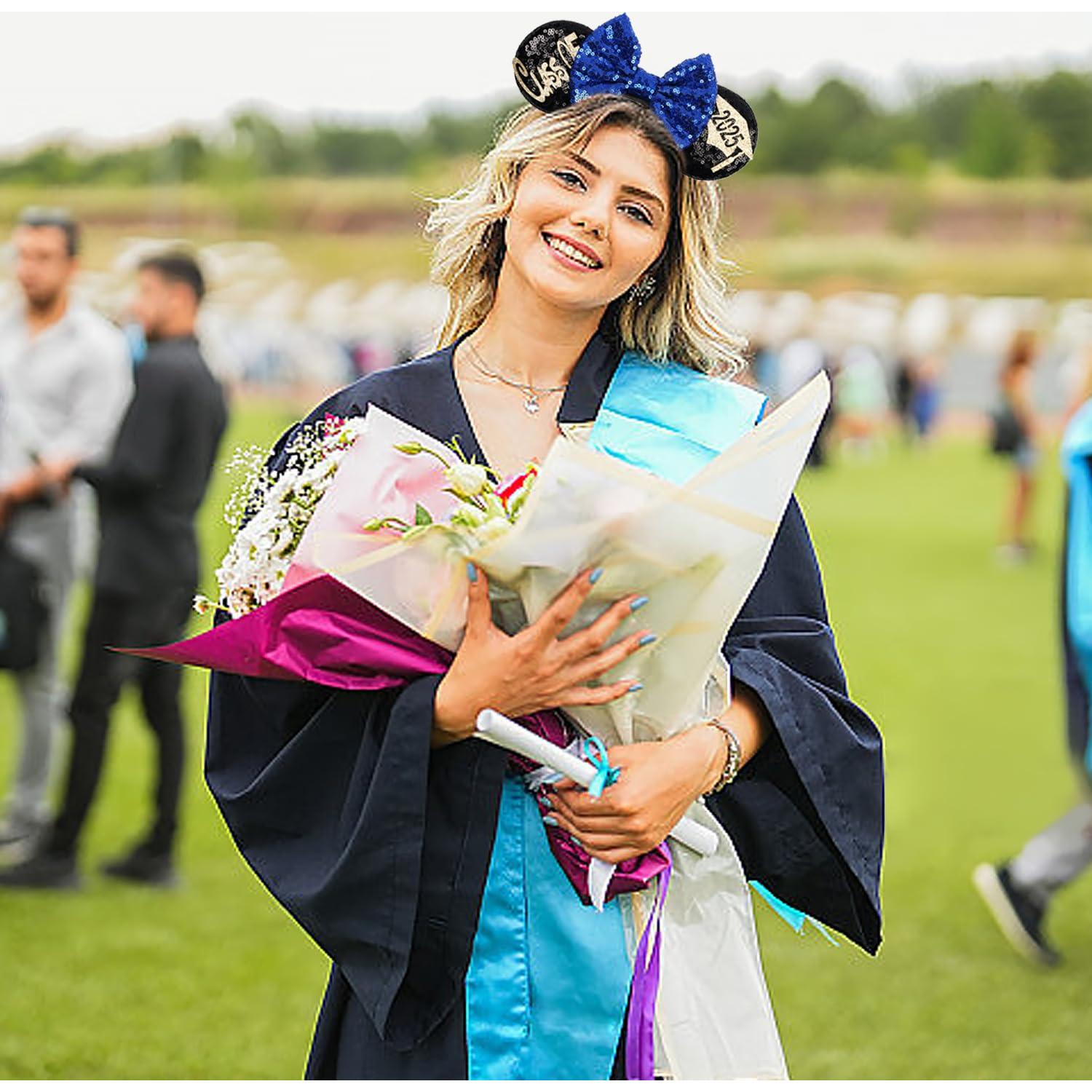 Diadema de Orejas de Ratón MADO 2024 - Azul, Ajustable, Ligera