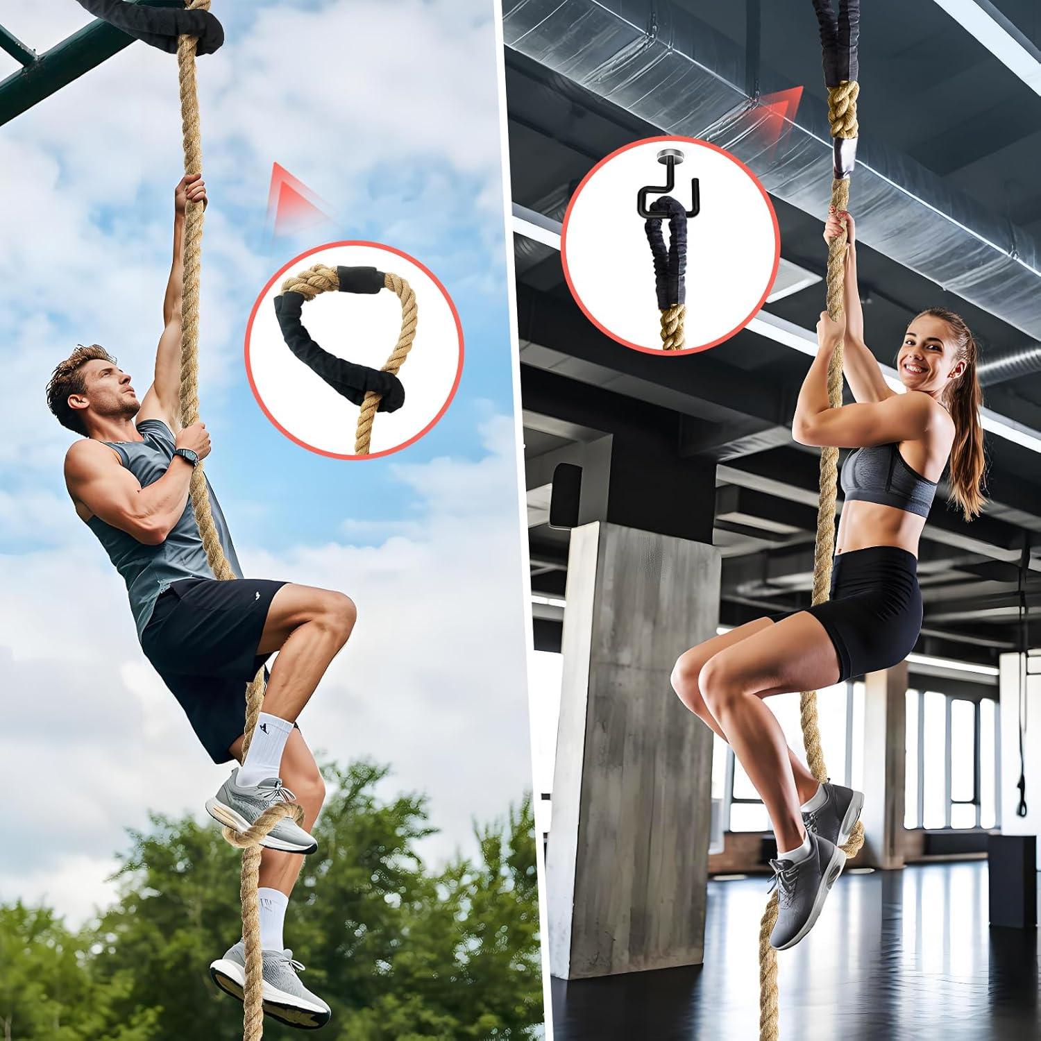 Cuerda de Escalada Brobantle 7.62m 1.5" Yute Antideslizante