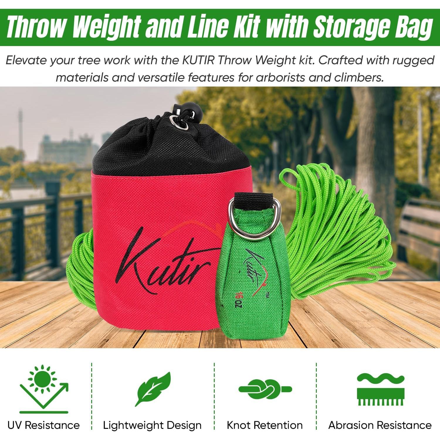 Kit de peso y línea de lanzamiento Kutir 0,45 kg 45,72 m