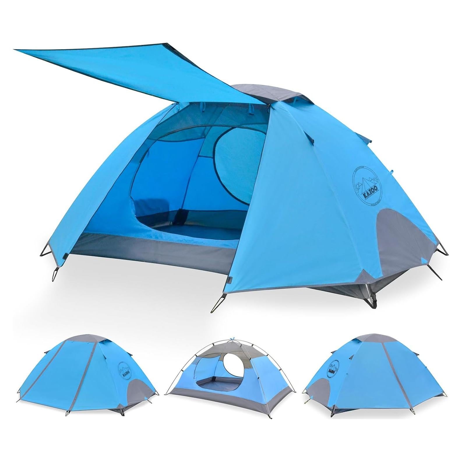 Tienda de Camping KAZOO Cometary 2 Personas Impermeable